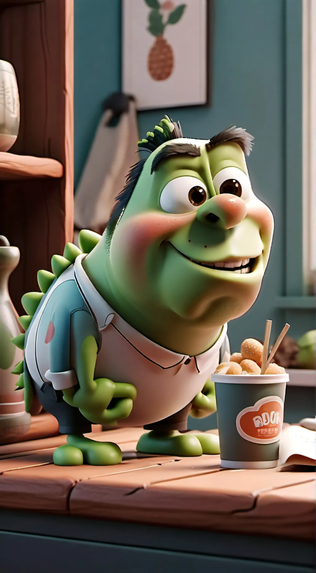 ai character: Артемка background