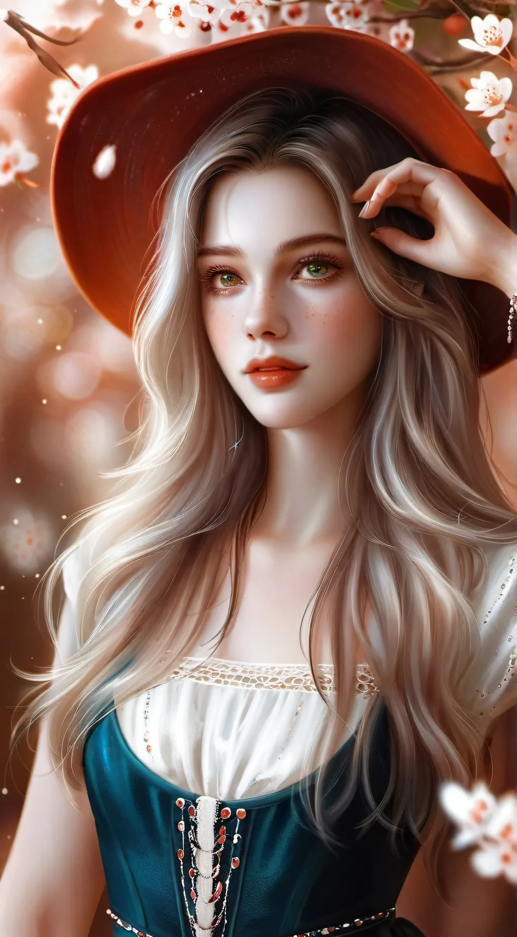 ai character: Bella Populaire background