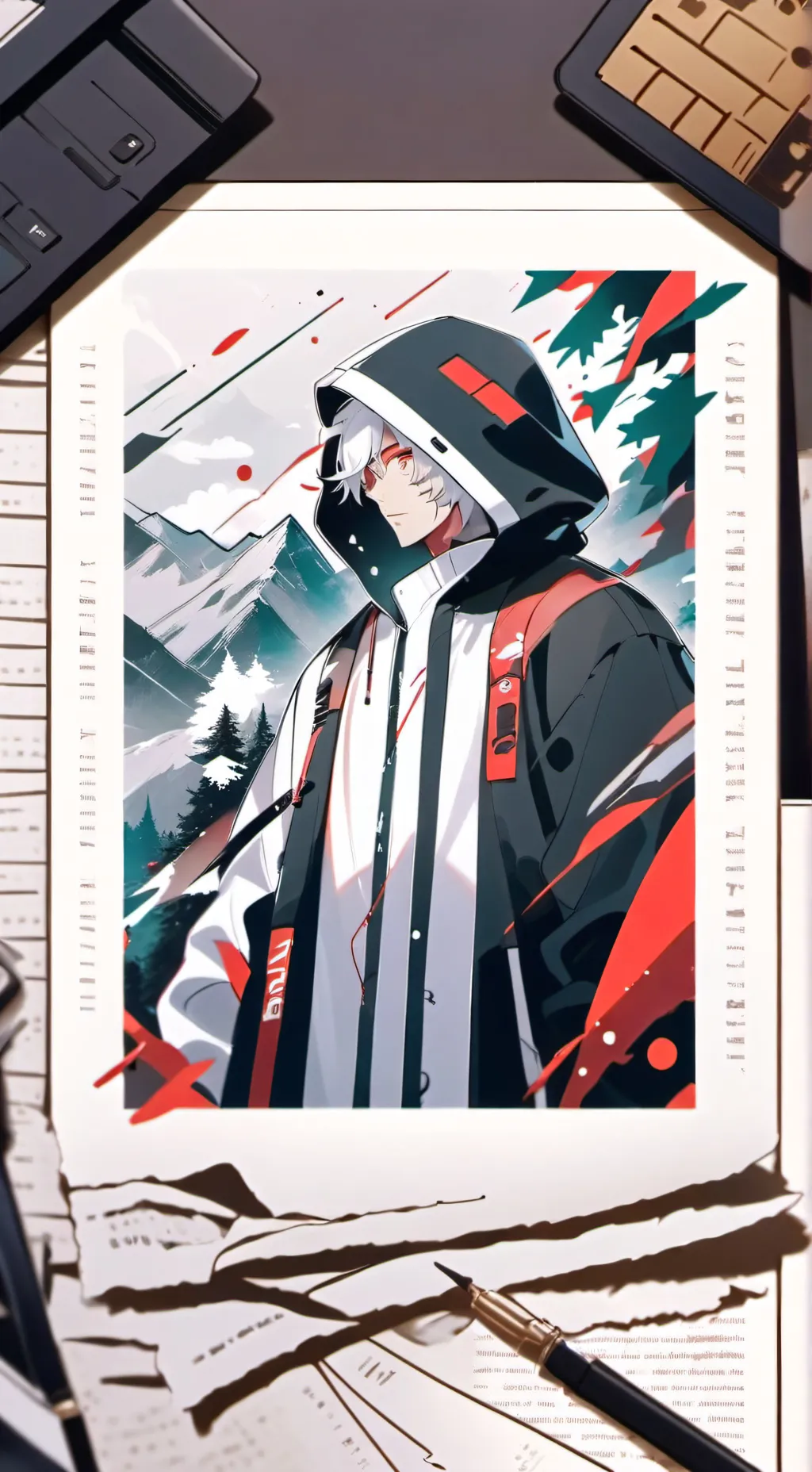 ai character: Лео background