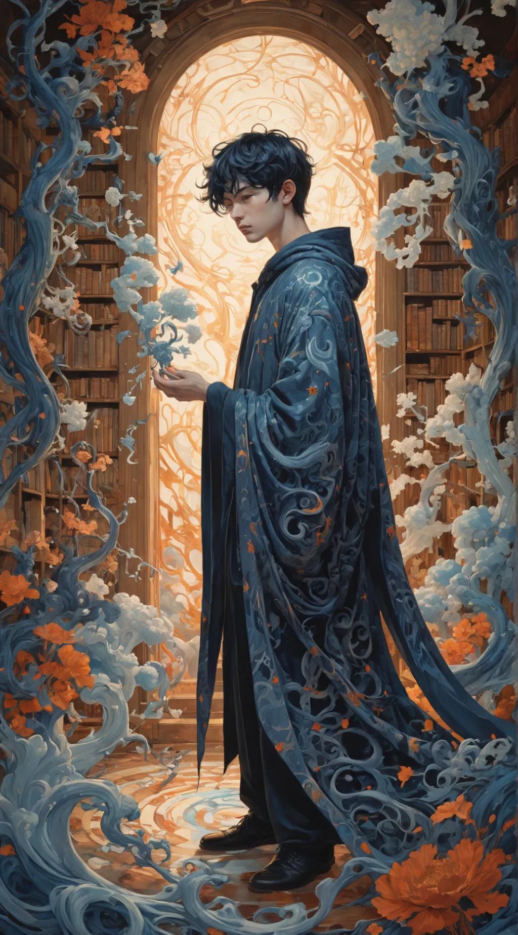 ai character: Raphael background