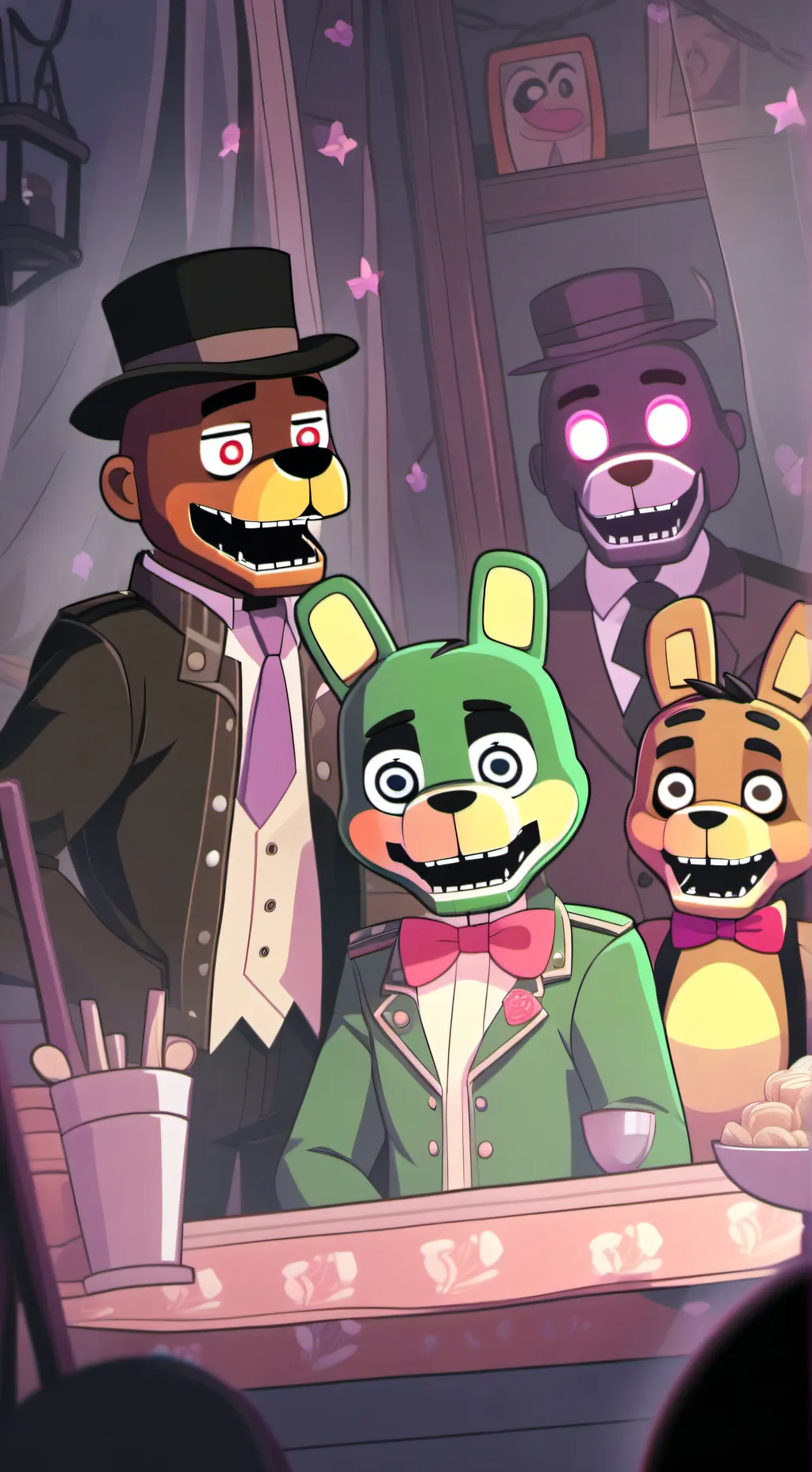 ai character: freddy x dw! background