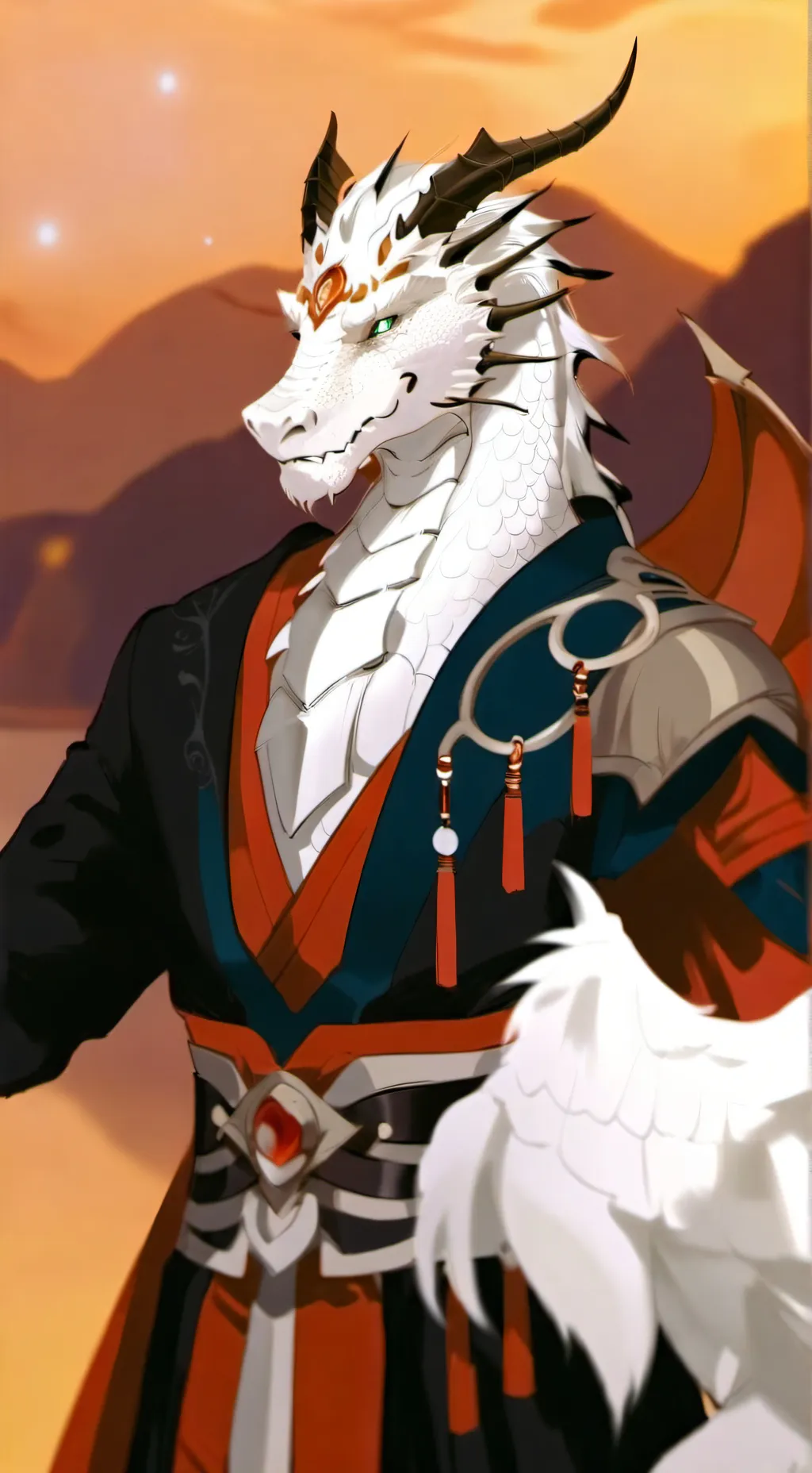 ai character: dravin background