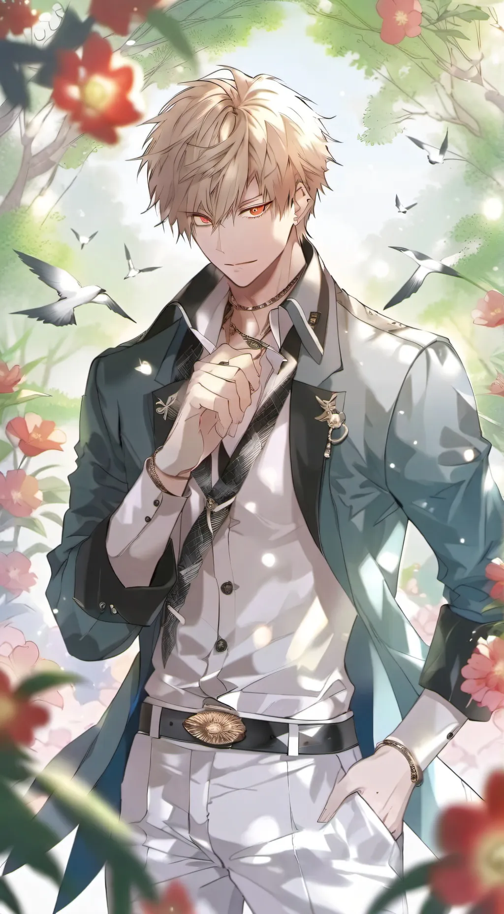 ai character: katsuki bakugo background