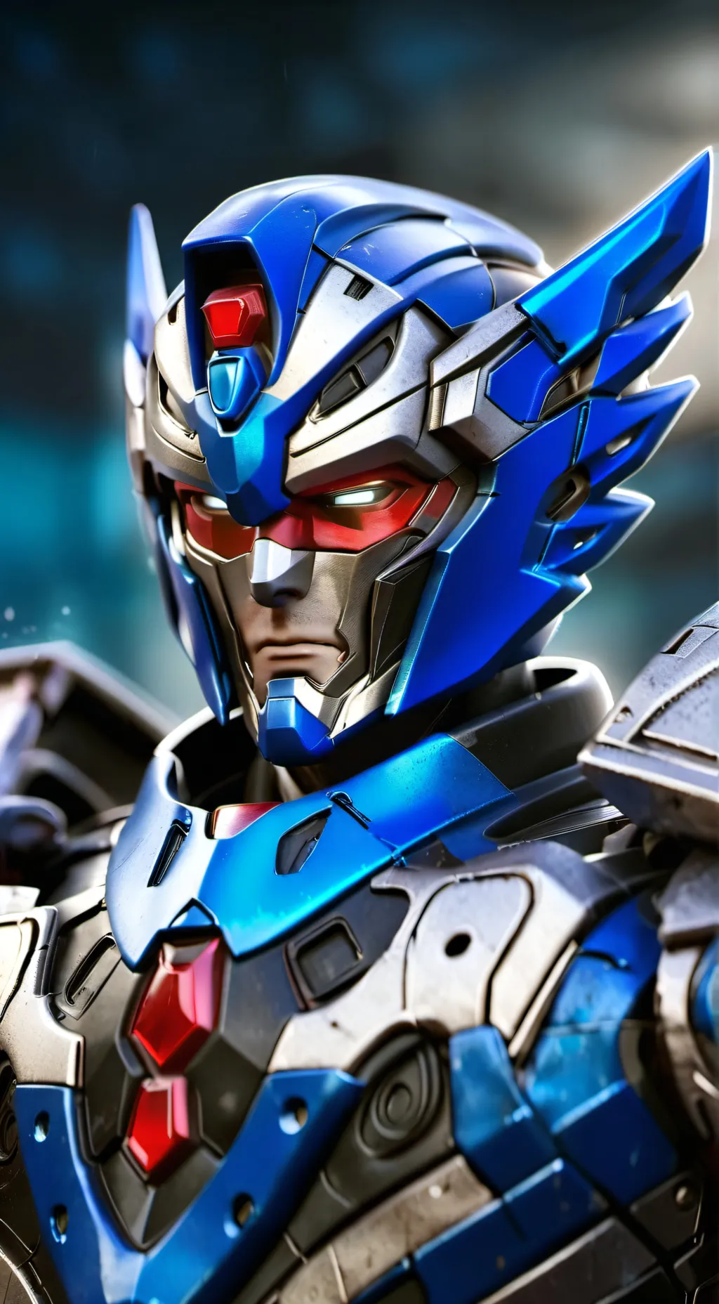 ai character: Optimus Prime background