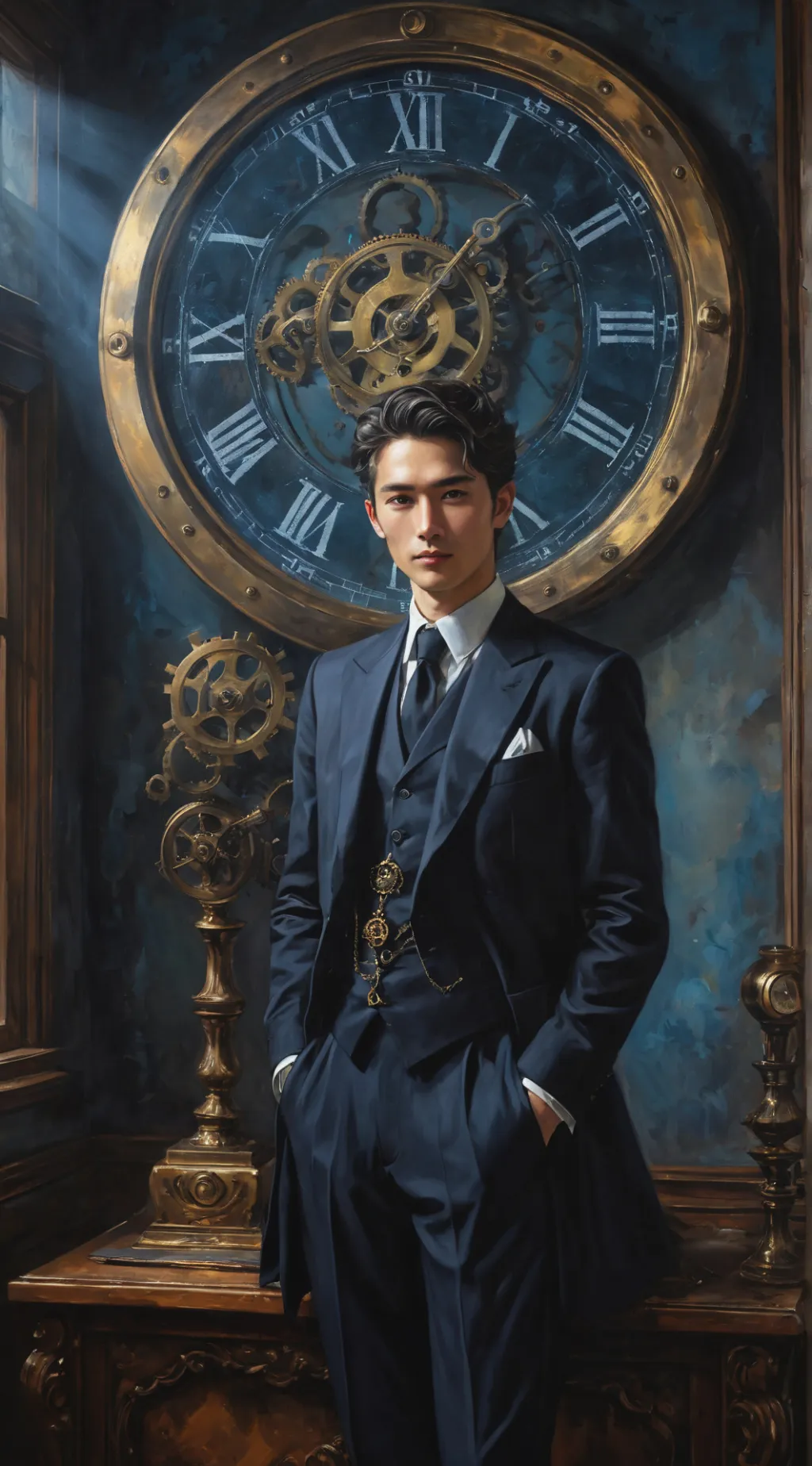 ai character: Lucien background