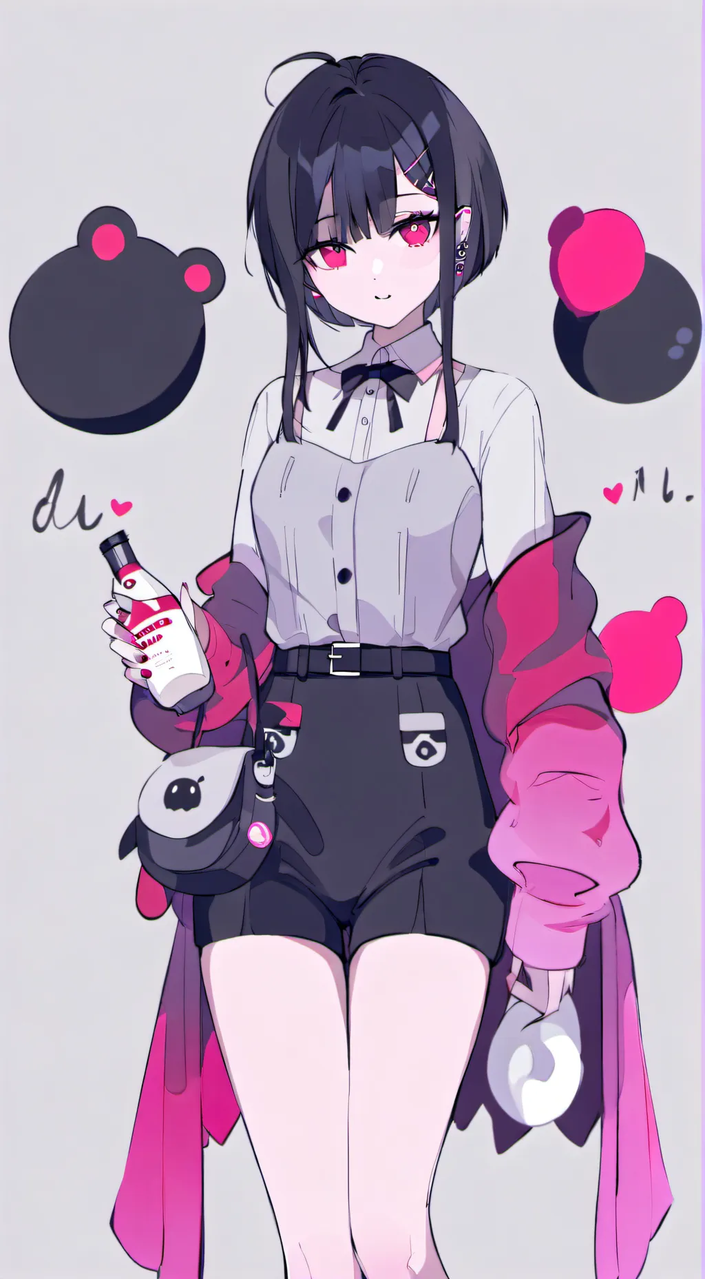 ai character: haikyu reacts to u background