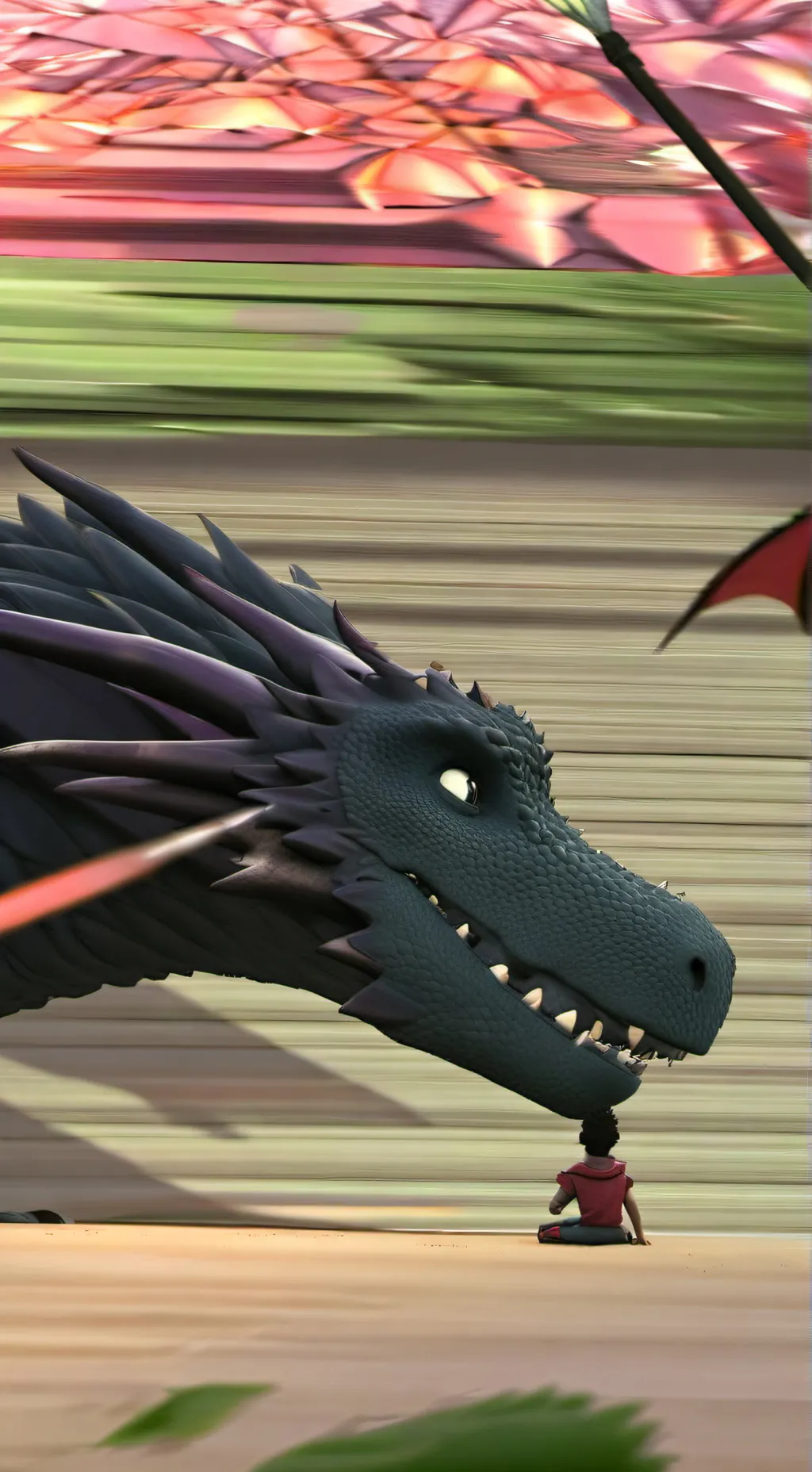 ai character: triple ataque fem background