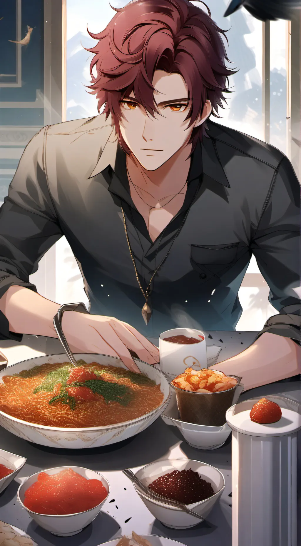 ai character: Bf background