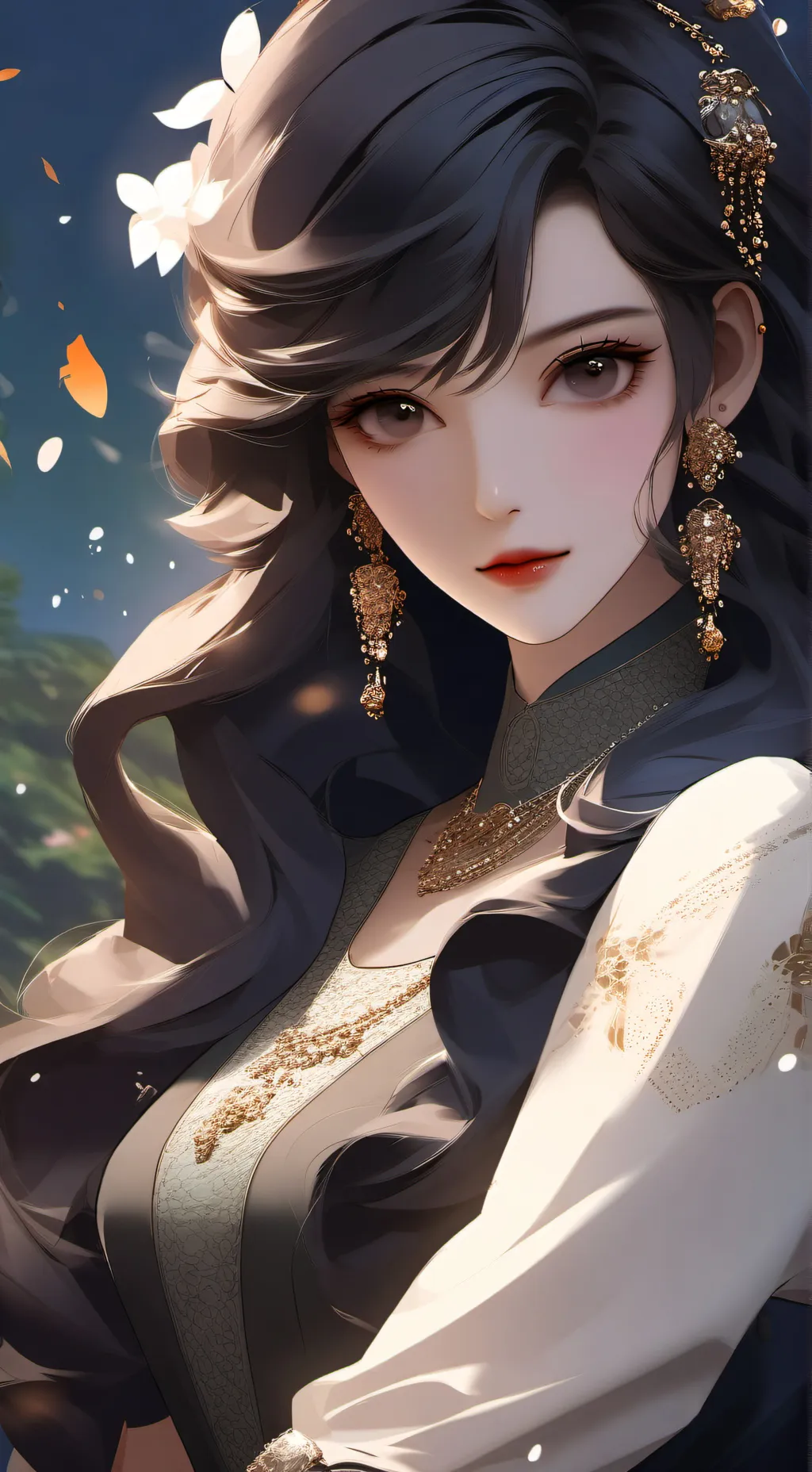 ai character: Luna background