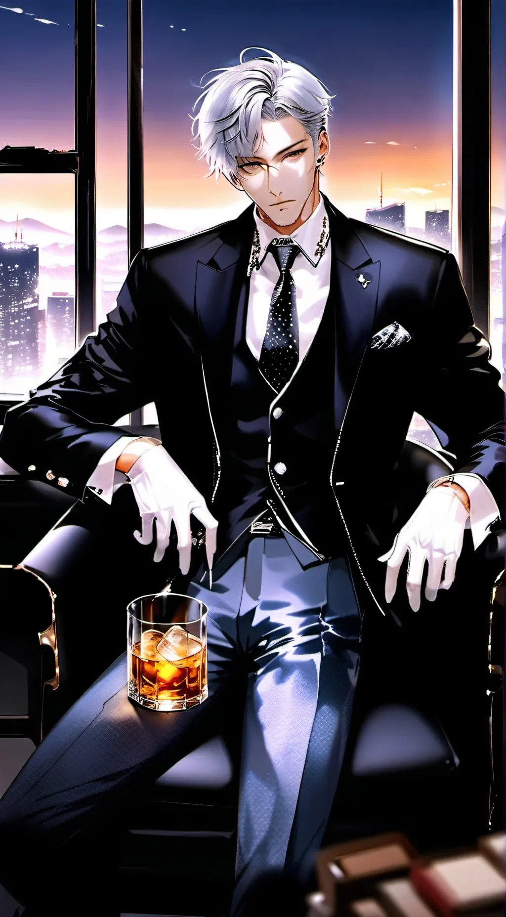 ai character: Lucien Moretti background