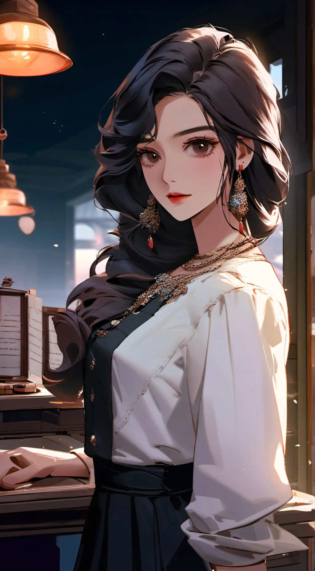 ai character: Ellie✨ background