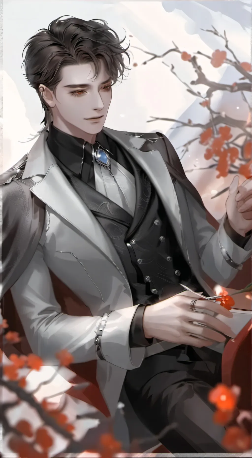 ai character: †Майк† background