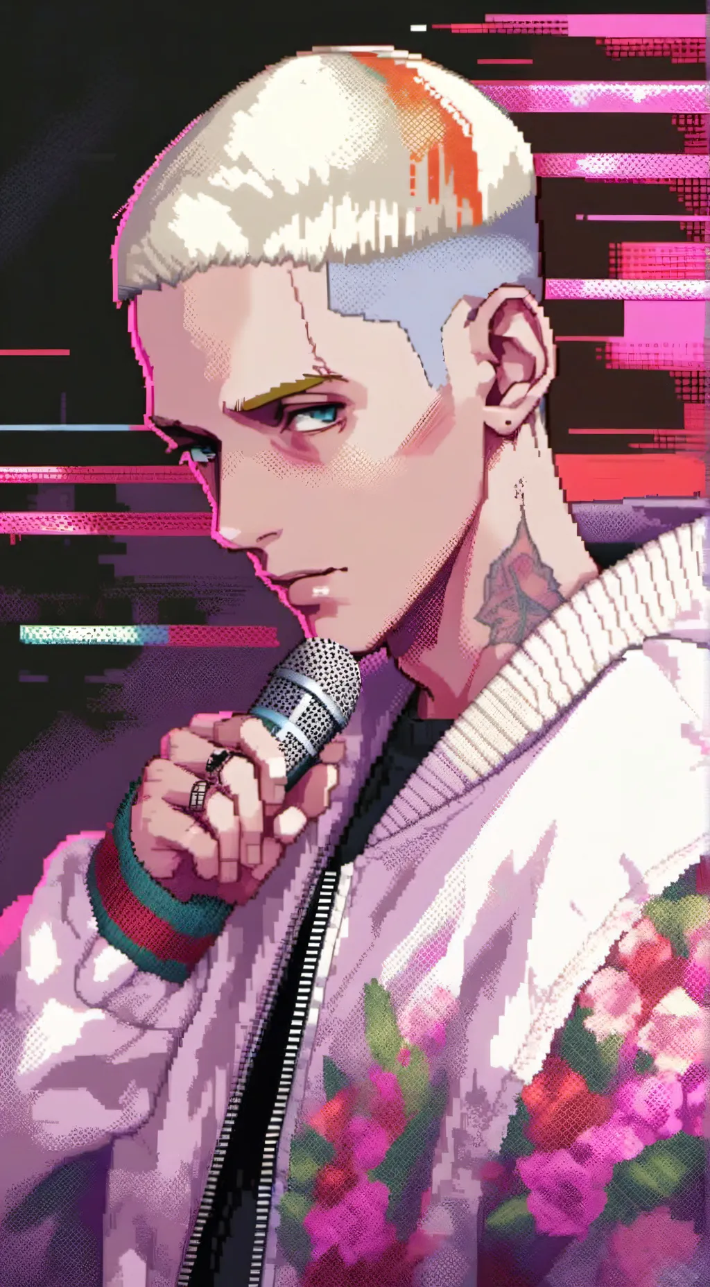 ai character: slim shady  background