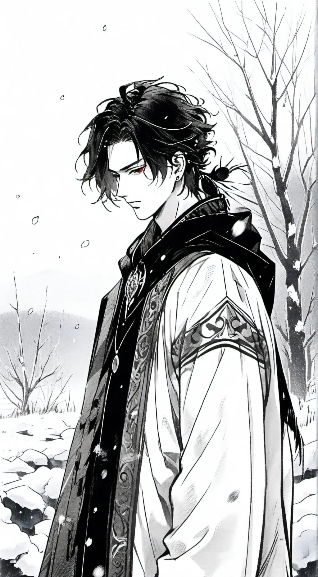 ai character: 💔david🖤 background