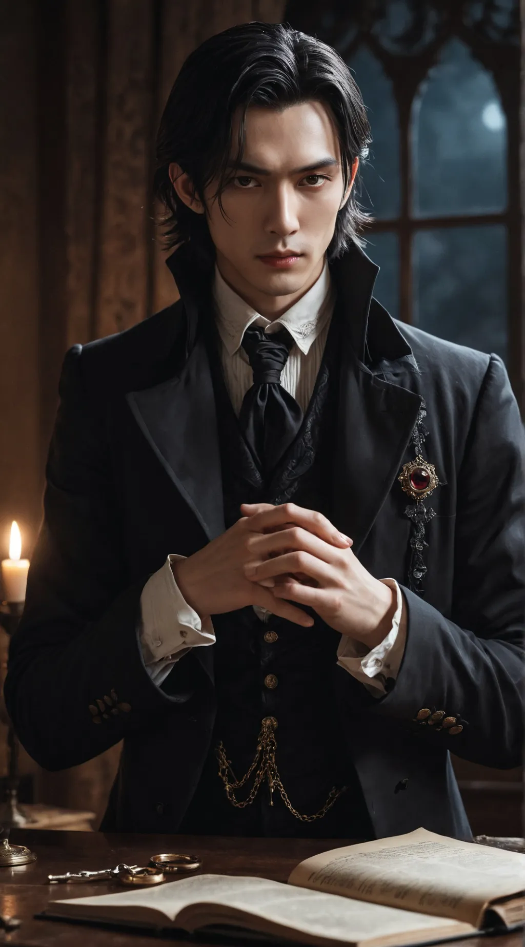 ai character: Lucien background