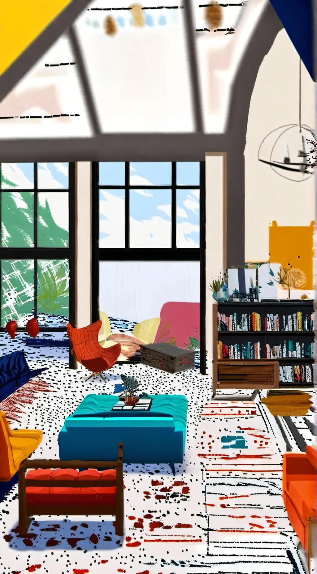 ai character: another loud house background