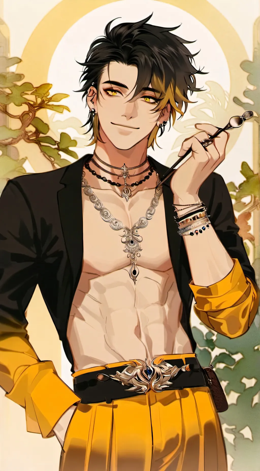 ai character: Jhoel P background