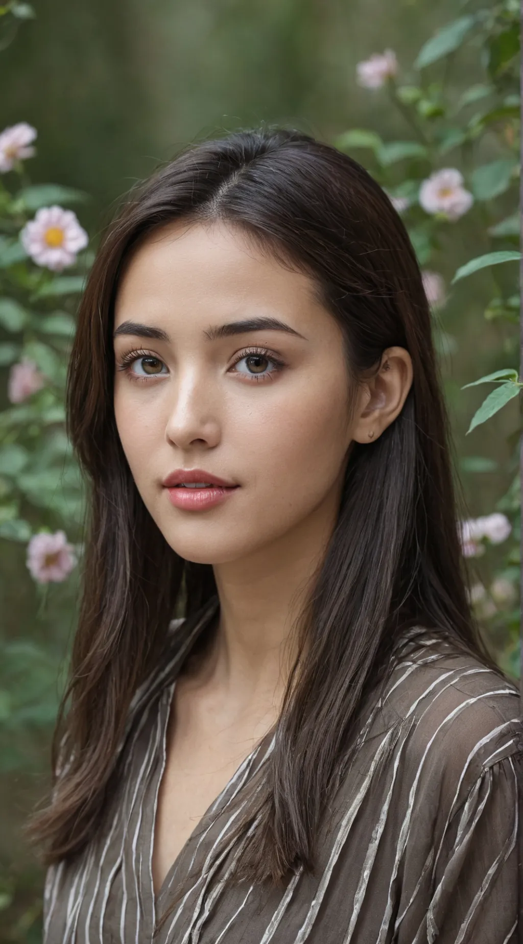 ai character: lady background