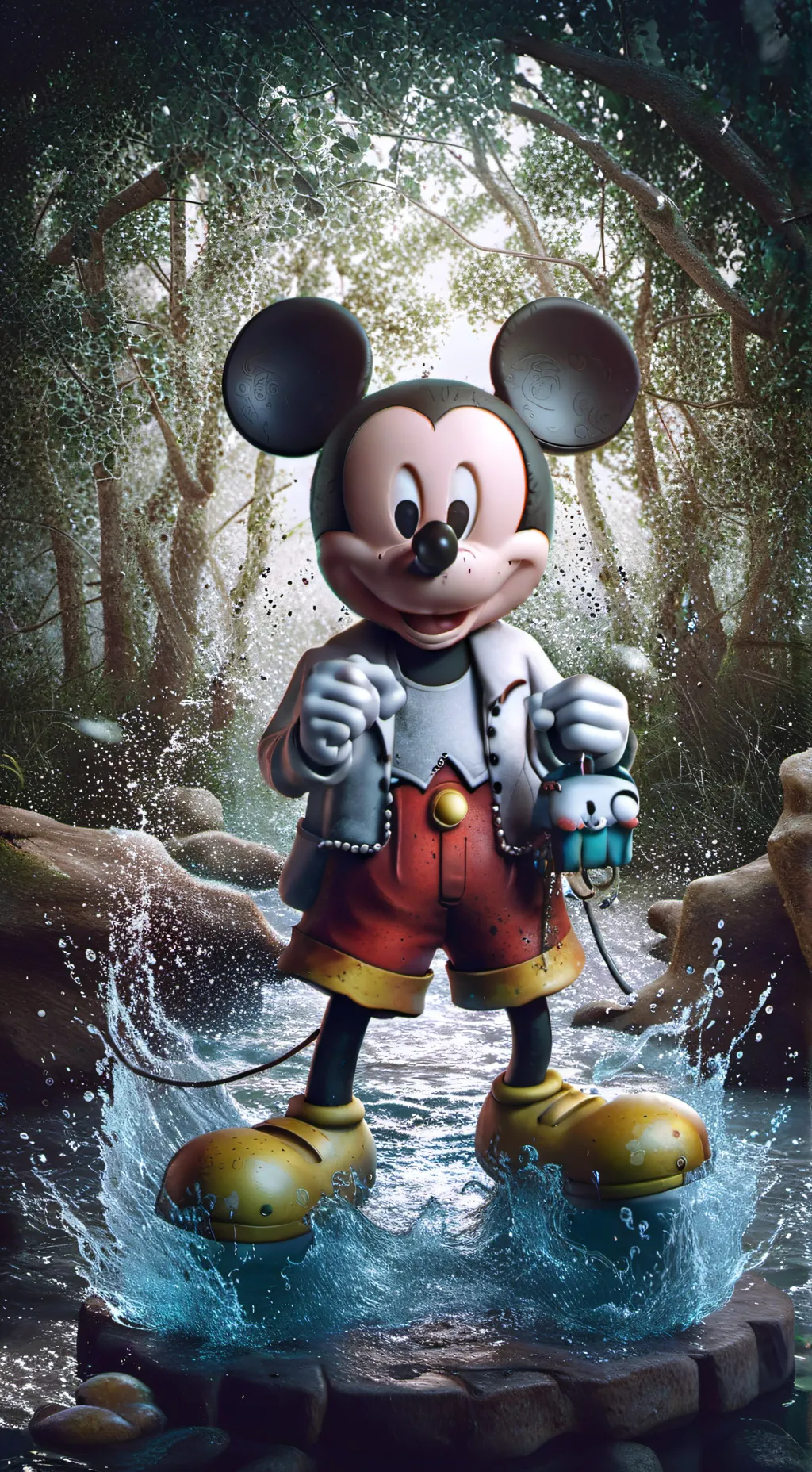 ai character: Mickey background