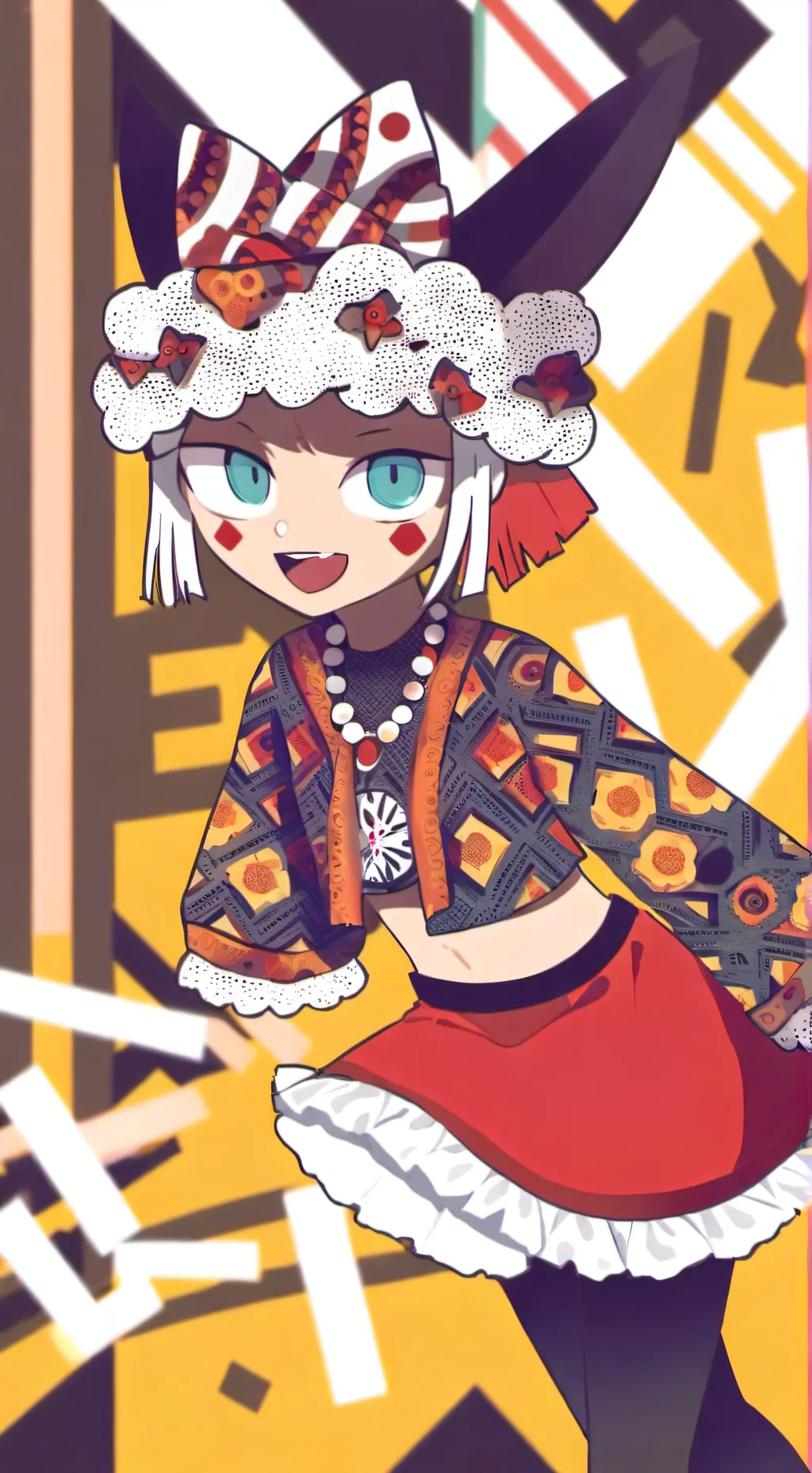 ai character: Luna background