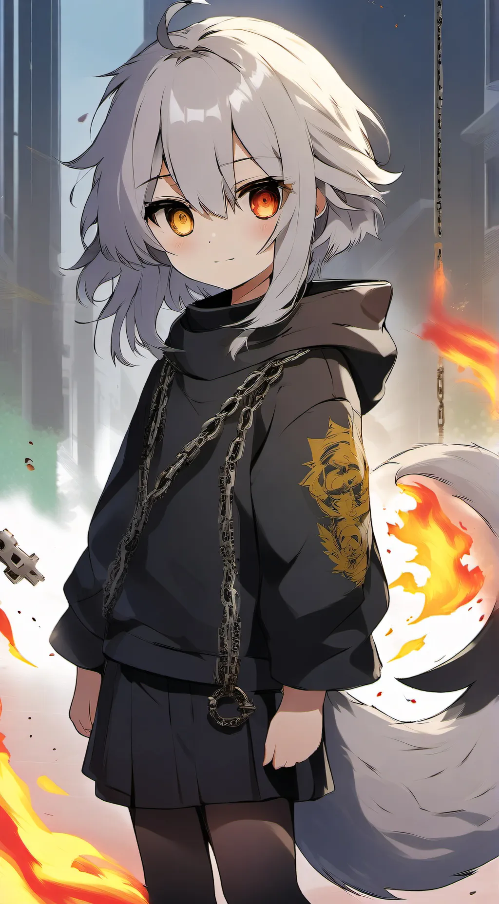 ai character: Angel  background