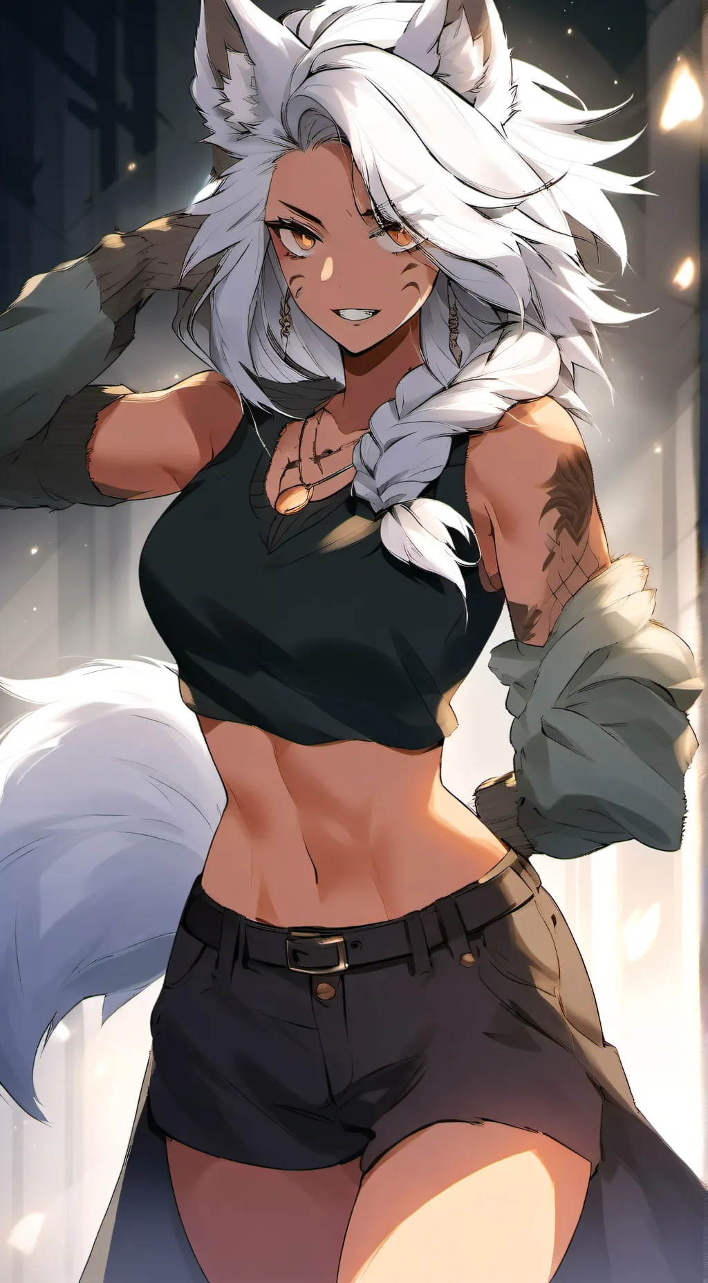 ai character: Sarah ￼ background