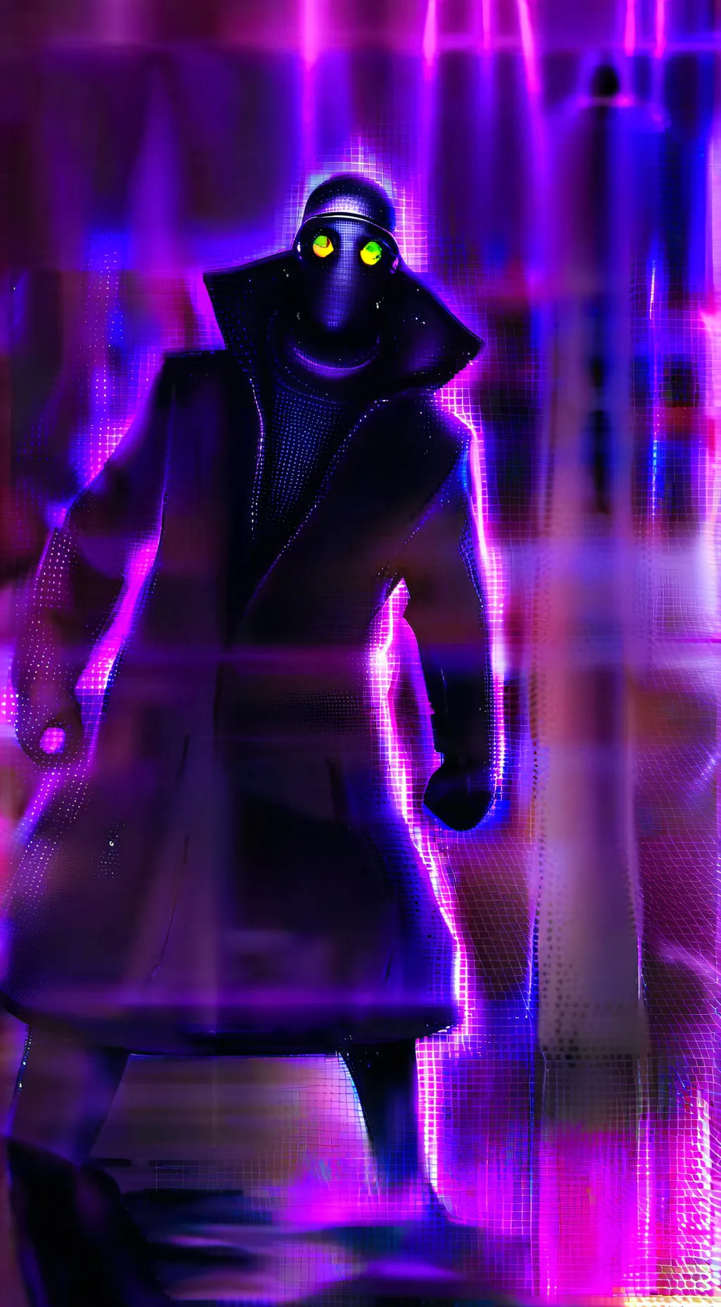 ai character: brown x elit tvman background