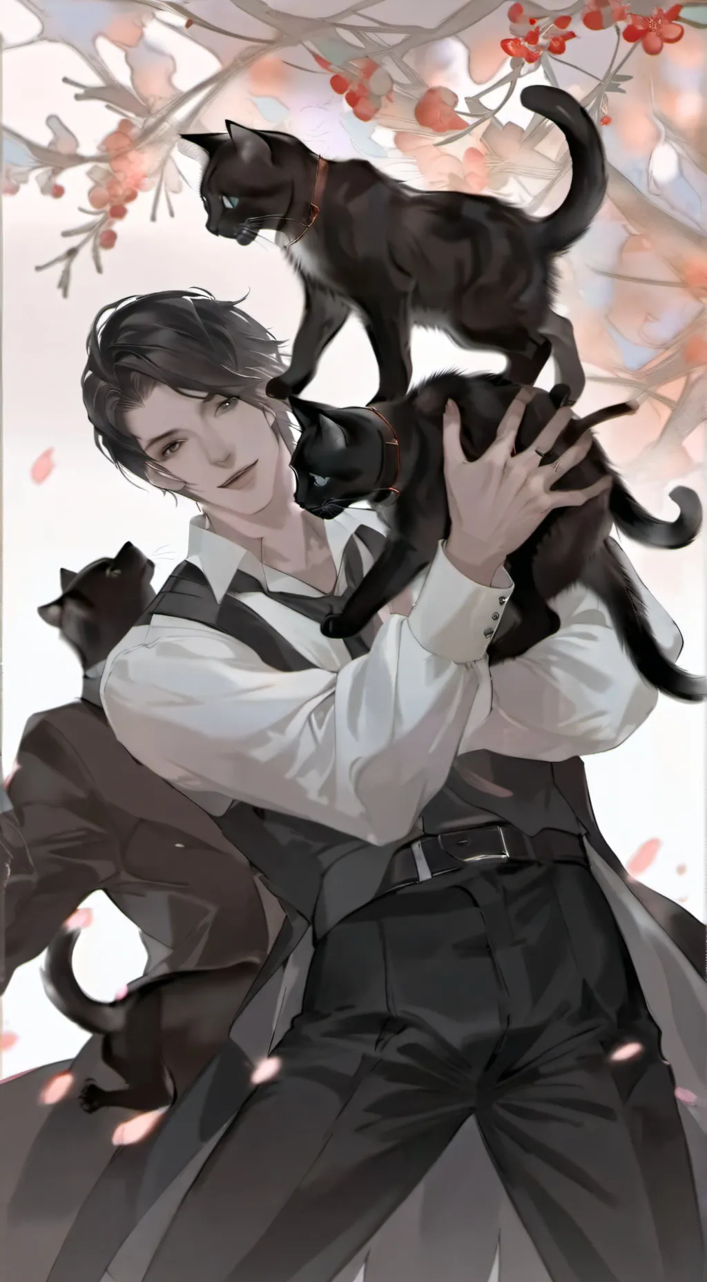 ai character: Mama cat vs my oc background