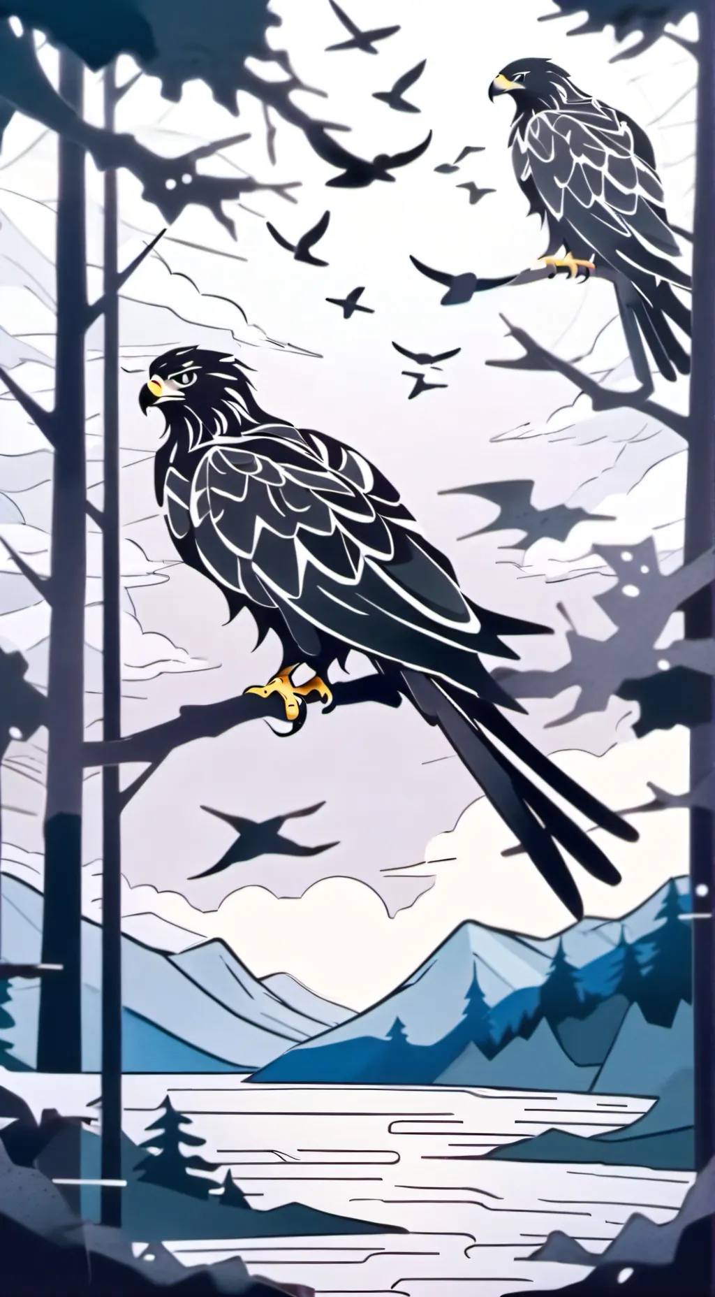 ai character: hawks background