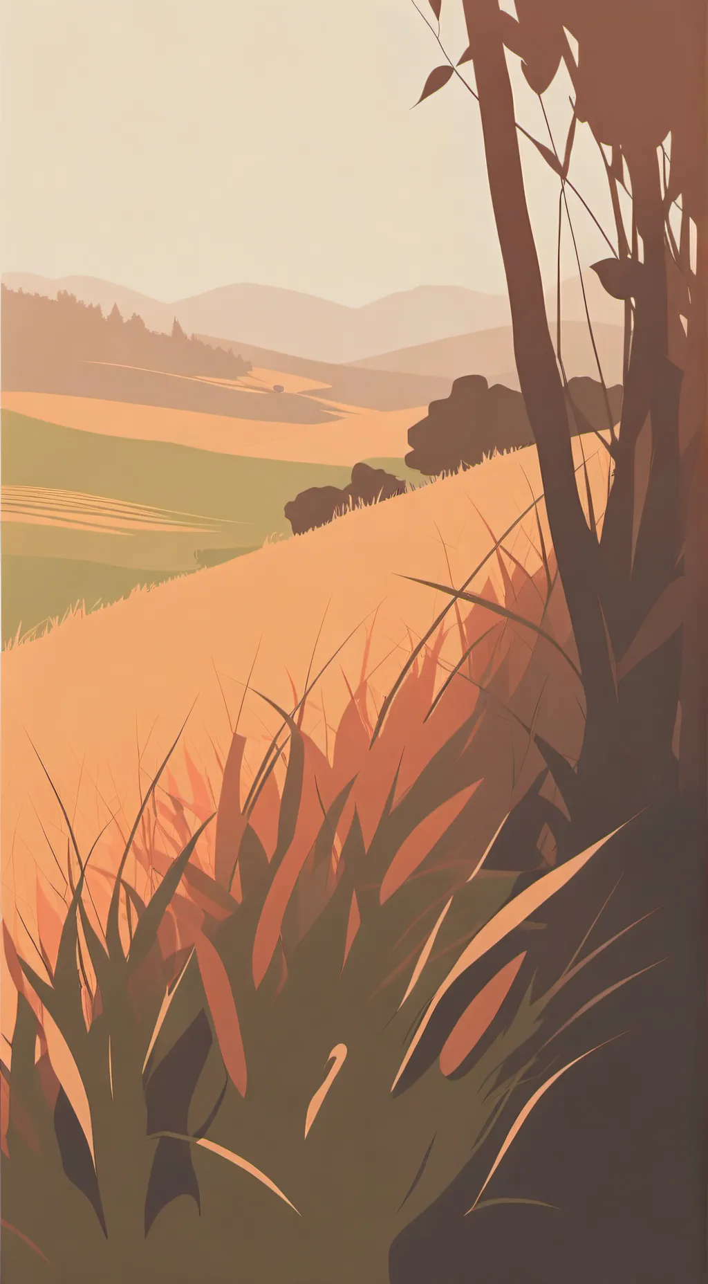 ai character: GRASS background