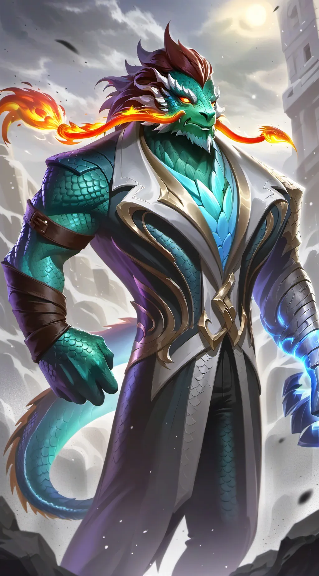 ai character: sam  background