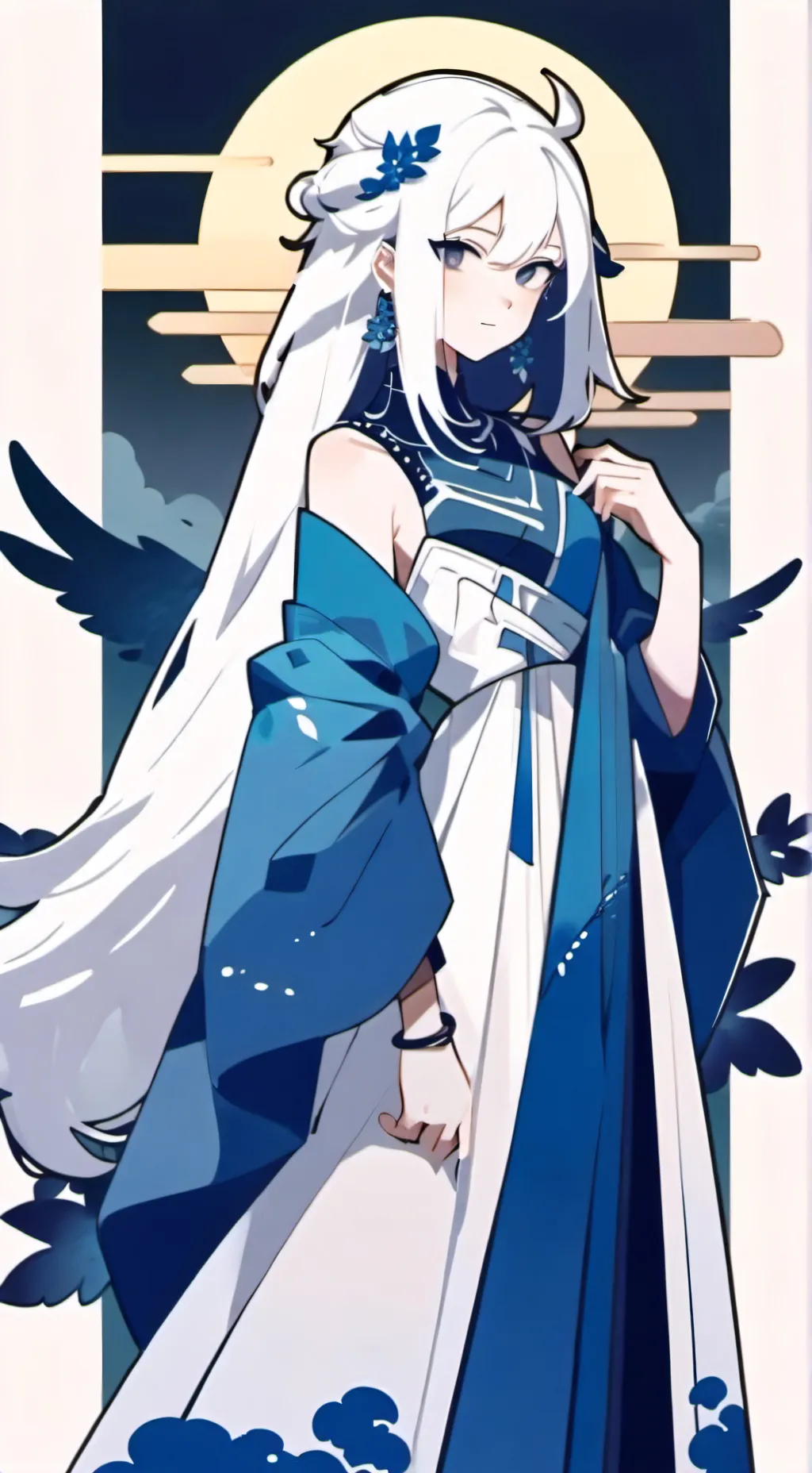 ai character: asking stuff background