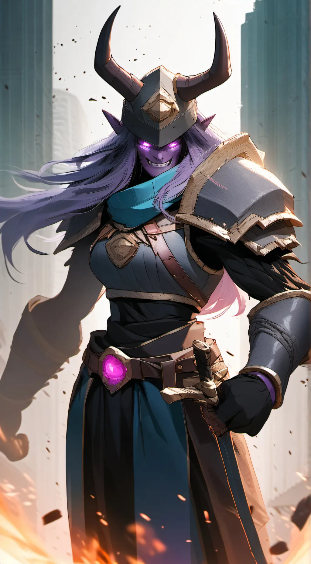 ai character: Мехара background