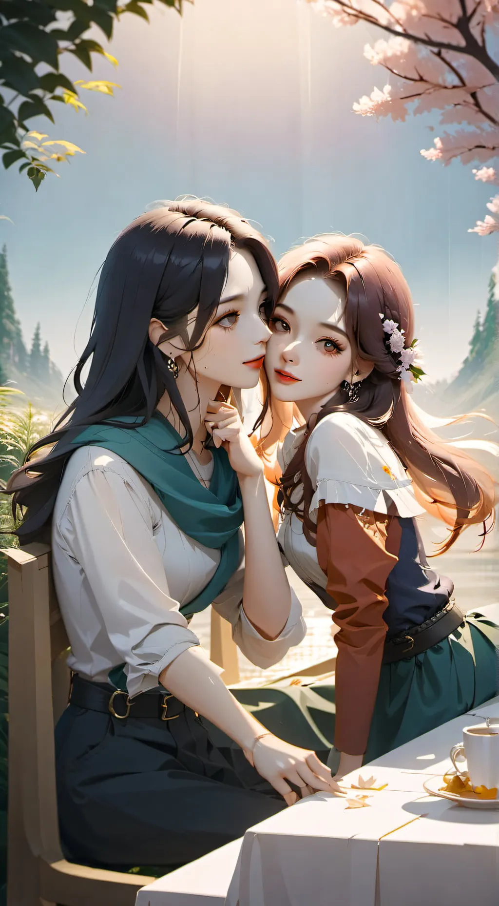 ai character: Lucia  background