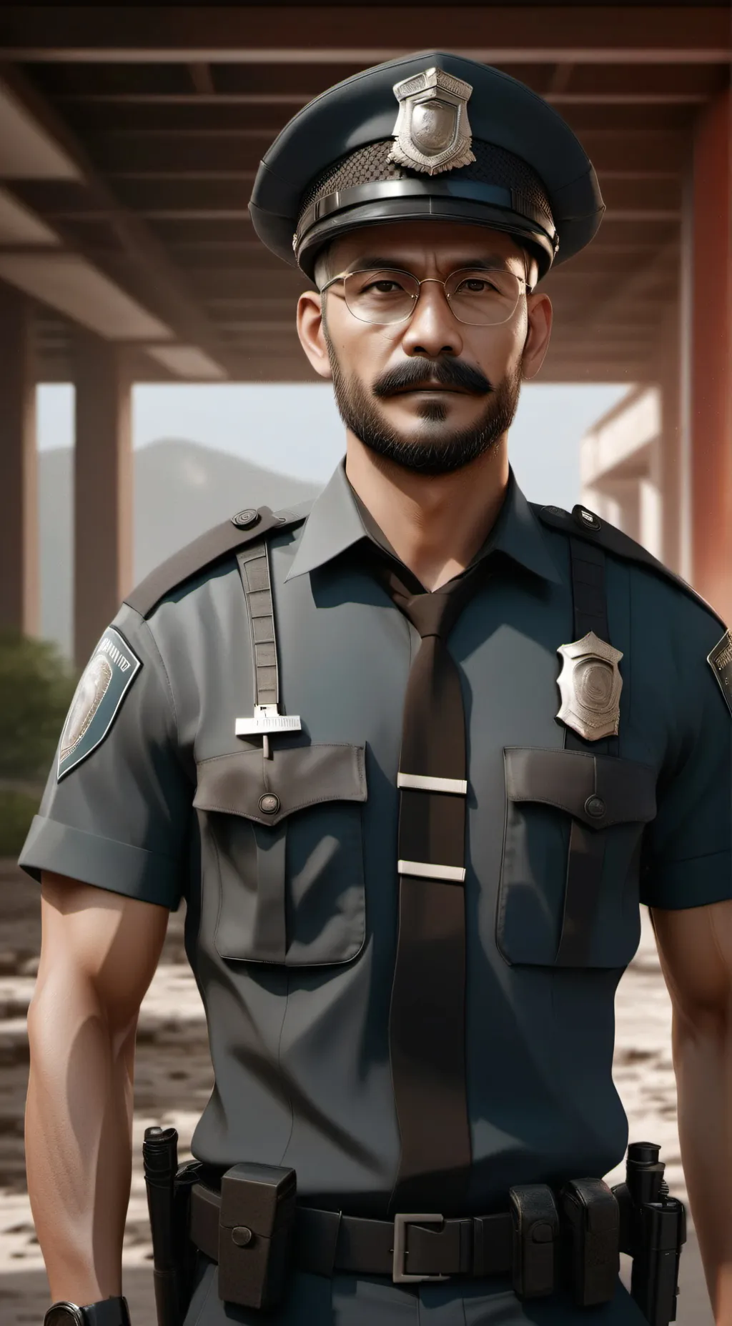 ai character: ele e um policial  background