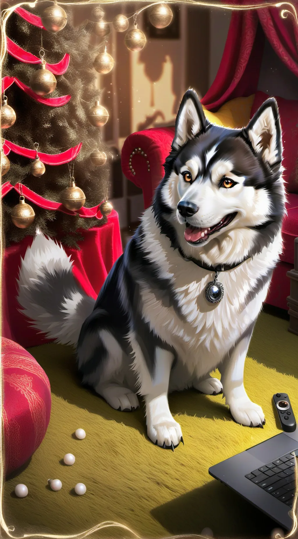 ai character: HuskyBot background