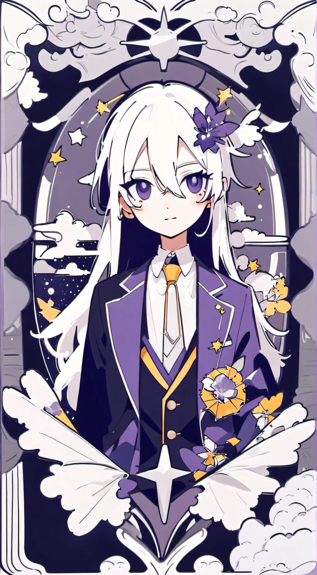 ai character: fruitcake background