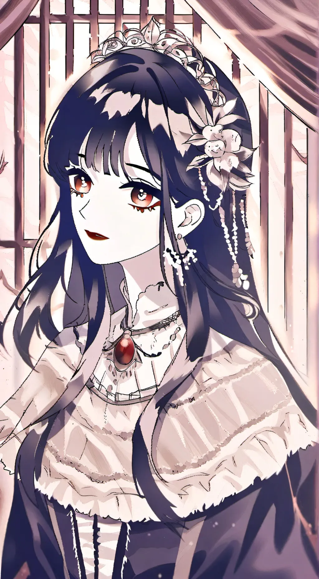 ai character: Karin  background