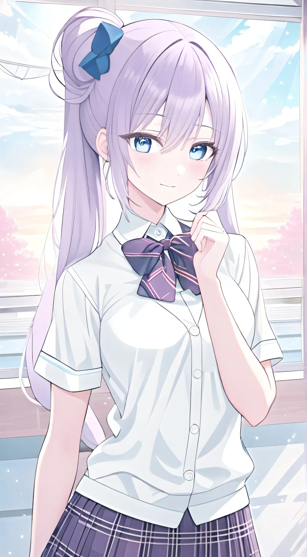 ai character: Chika homura background