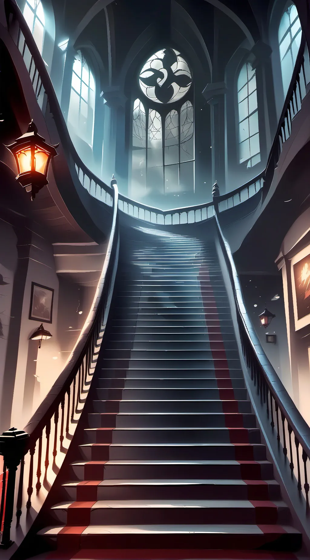 ai character: The Abbysal Stairs background