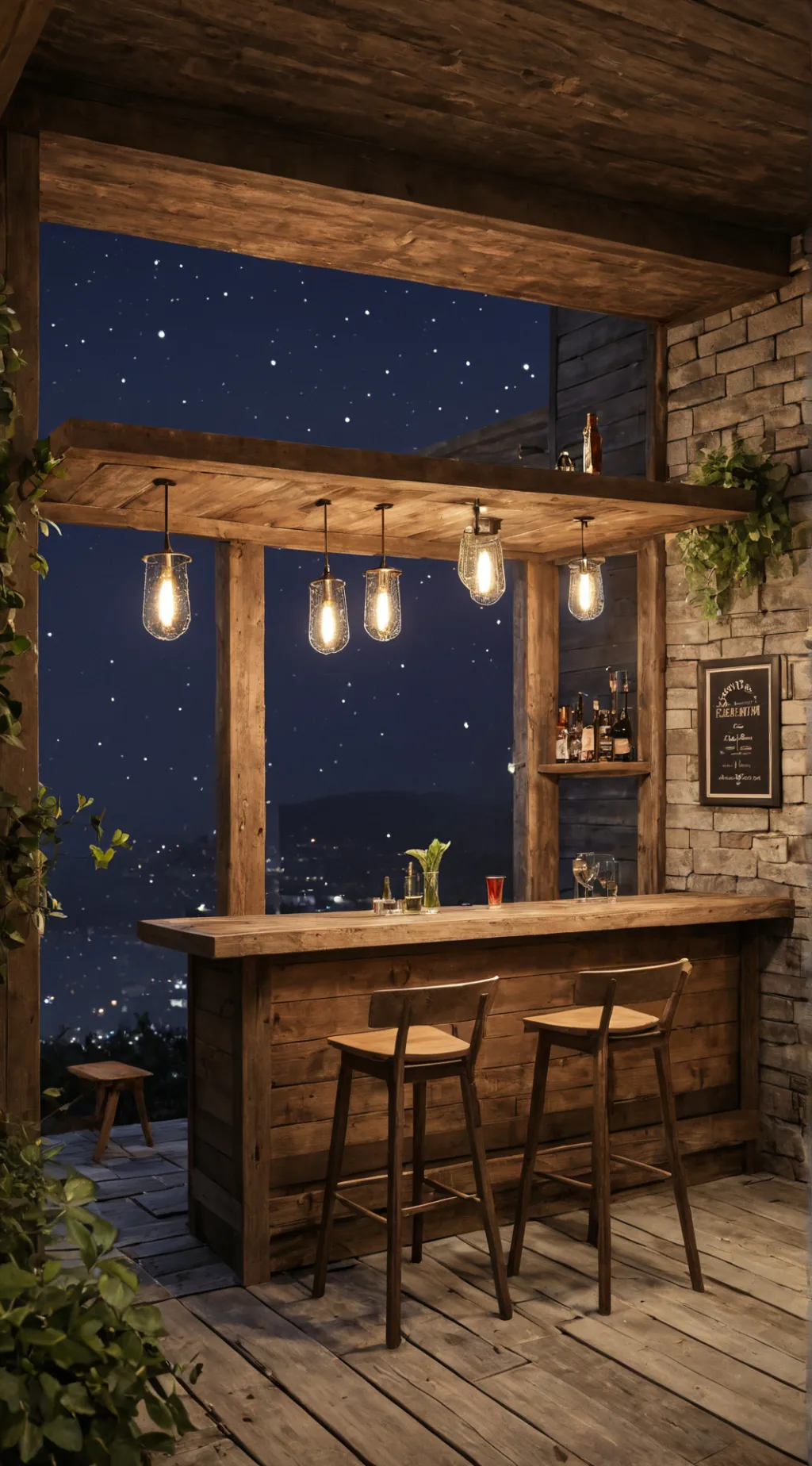 ai character: bar background