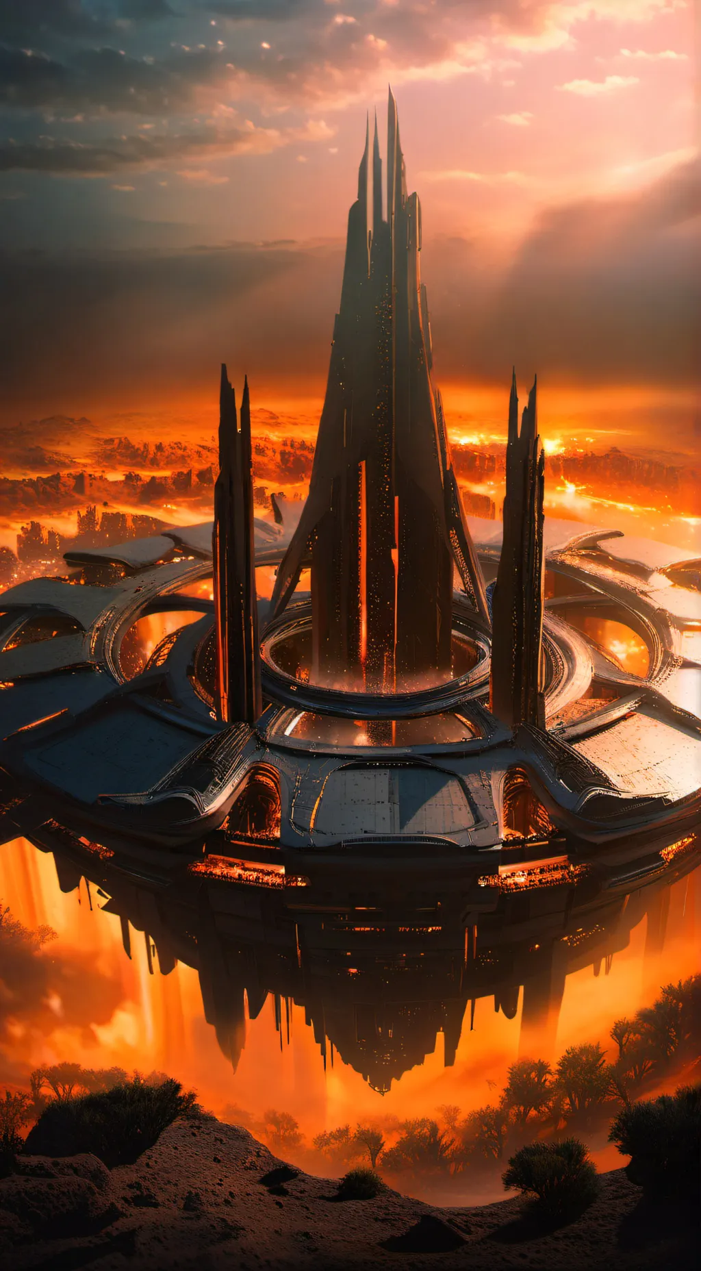 ai character: Battle Area background