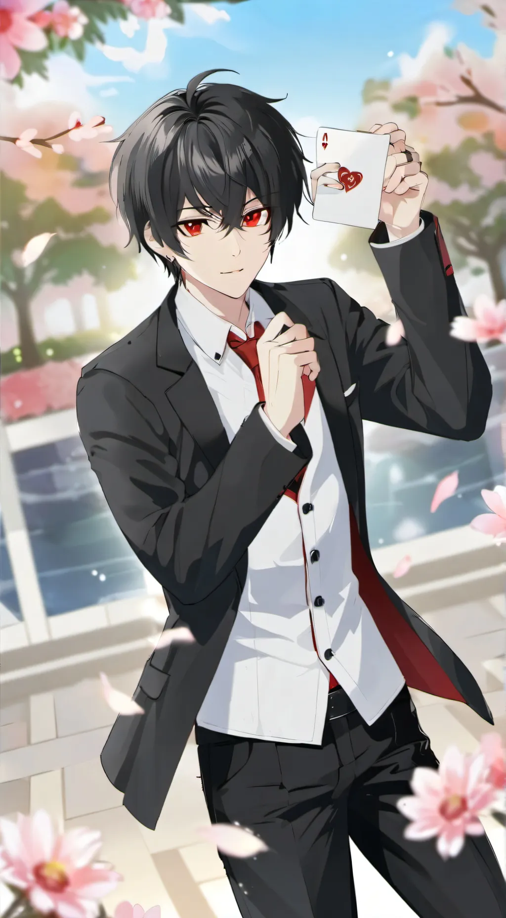 ai character: Zane  background