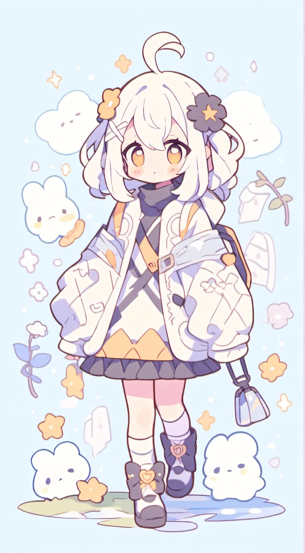 ai character: Cinnamon roll background