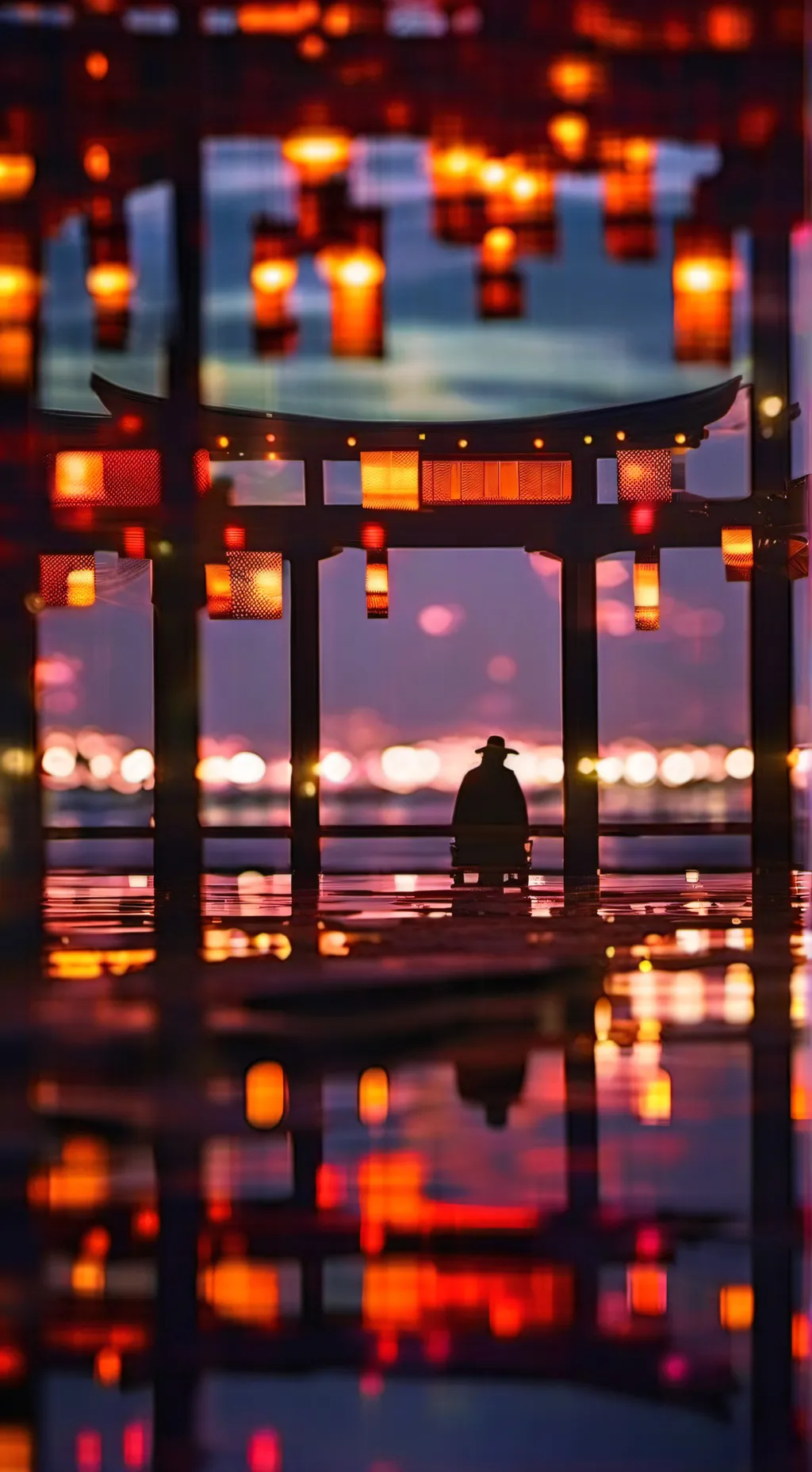 ai character: 💙nabi x Santi❤️ background