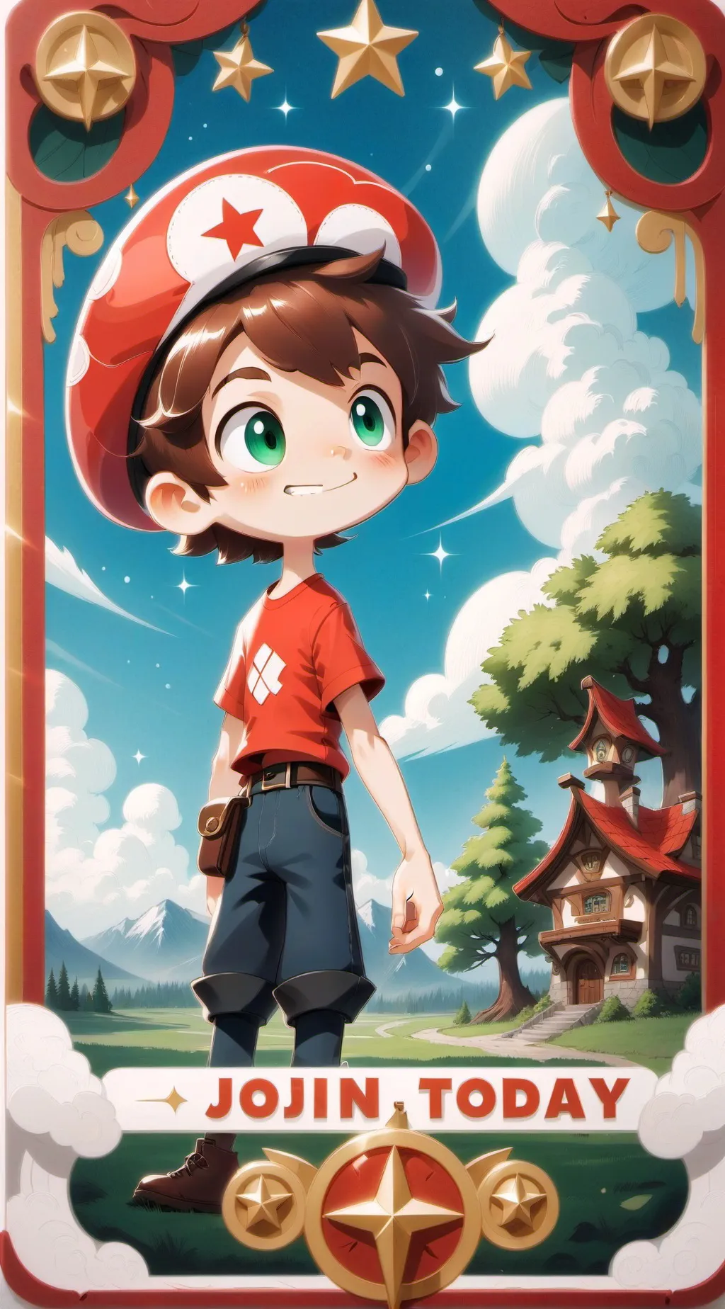 ai character: tickle coolkid background