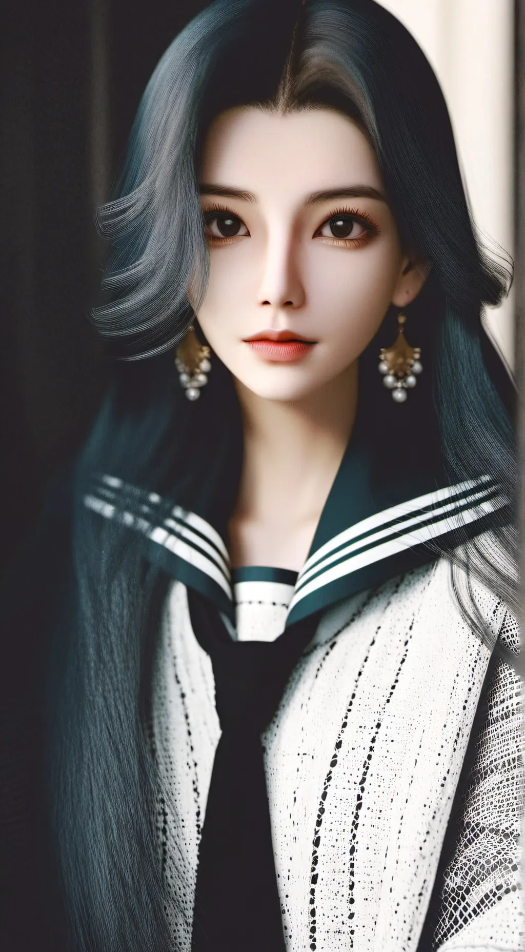 ai character: çiçek background