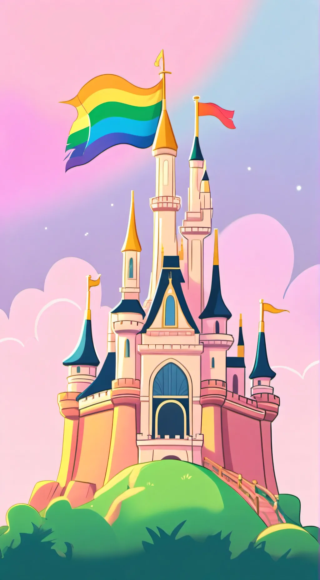 ai character: coming out 🏳️‍🌈 background