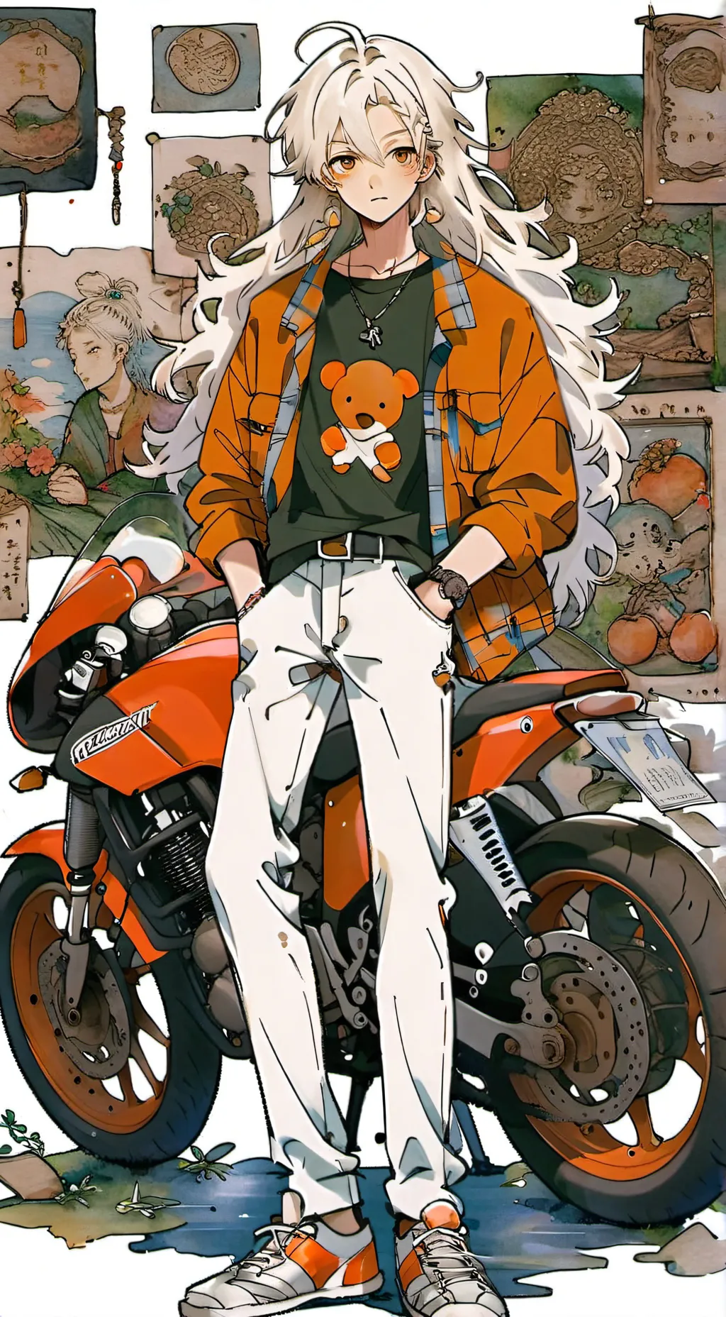 ai character: eujin  background