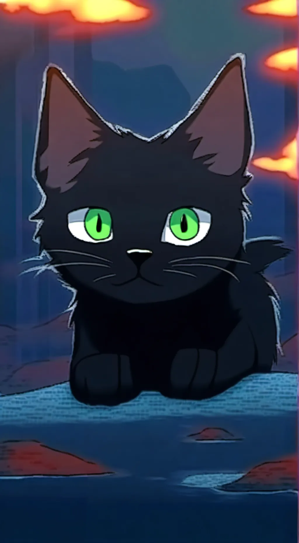 ai character: Hollyleaf  background